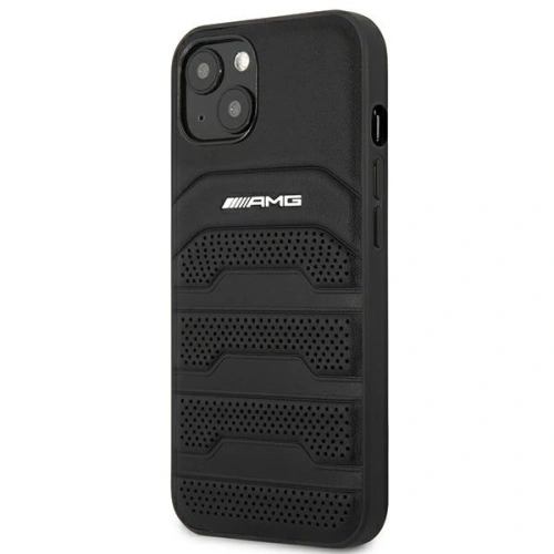Kup Etui Mercedes AMG AMHCP14SGSEBK Apple iPhone 14 fekete/hardcase bőr debossed vonalakkal - MRS57 - {ean13} - Sklep Home Screen