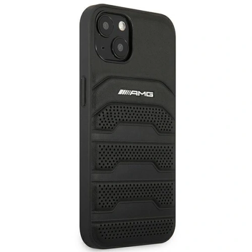 Kup Etui Mercedes AMG AMHCP14SGSEBK Apple iPhone 14 fekete/hardcase bőr debossed vonalakkal - MRS57 - {ean13} - Sklep Home Screen
