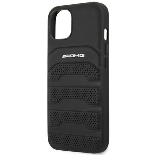 Kup Etui Mercedes AMG AMHCP14SGSEBK Apple iPhone 14 fekete/hardcase bőr debossed vonalakkal - MRS57 - {ean13} - Sklep Home Screen