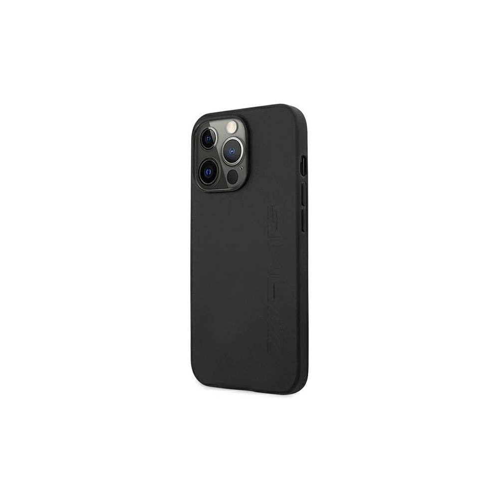 Etui Mercedes AMG AMHCP14XDOLBK Apple iPhone 14 Pro Max czarny/black hardcase Leather Hot Stamped