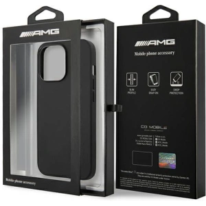 Kup Case Mercedes AMG AMHCP14XDOLBK Apple iPhone 14 Pro Max schwarz/black Hardcase Leder Heißprägung - MRS58 - {ean13} - Sklep Home Screen