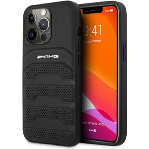Kup Etui Mercedes AMG AMHCP14XGSEBK Apple iPhone 14 Pro Max czarny/black hardcase Leather Debossed Lines - MRS59 - {ean13} - Sklep Home Screen