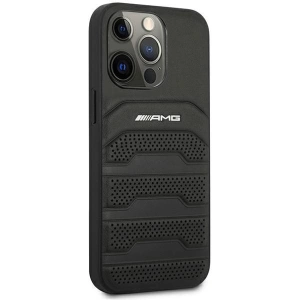 Kup Case Mercedes AMG AMHCP14XGSEBK Apple iPhone 14 Pro Max schwarz/black Hardcase Leder mit geprägten Linien - MRS59 - {ean13} - Sklep Home Screen