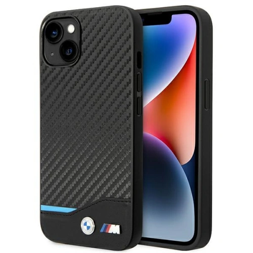 Kup Etui BMW BMHCP14S22NBCK Apple iPhone 14 negru/black Piele Carbon - BMW314 - {ean13} - Sklep Home Screen