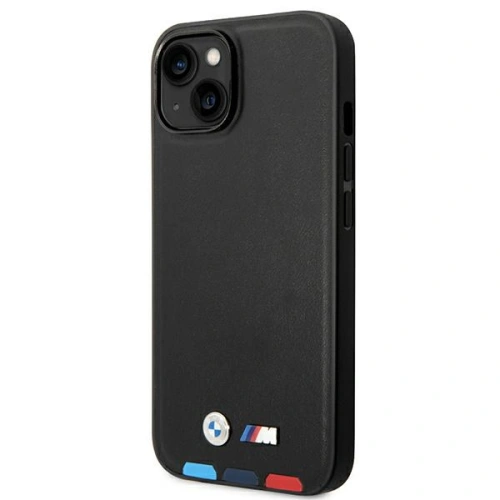 Kup Case BMW BMHCP14S22PTDK Apple iPhone 14 schwarz/black Leder Stamp Tricolor - BMW315 - {ean13} - Sklep Home Screen