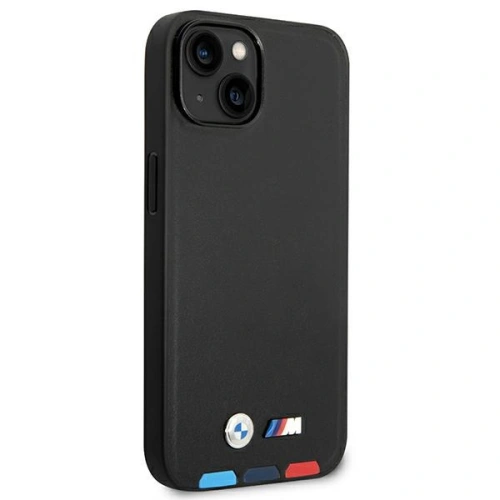Kup Case BMW BMHCP14S22PTDK Apple iPhone 14 schwarz/black Leder Stamp Tricolor - BMW315 - {ean13} - Sklep Home Screen