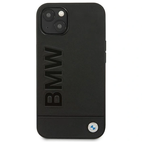 Kup Etui BMW BMHCP14SSLLBK Apple iPhone 14 negru/black Leather Stamp - BMW316 - {ean13} - Sklep Home Screen