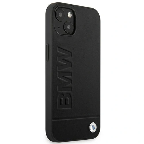 Kup Etui BMW BMHCP14SSLLBK Apple iPhone 14 negru/black Leather Stamp - BMW316 - {ean13} - Sklep Home Screen