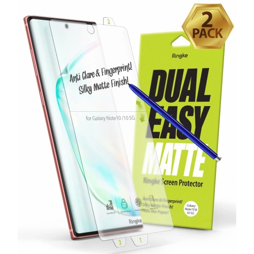 Buy Ringke Dual Easy Matte Full Cover Samsung Galaxy Note 10 Case Friendly - RGK1022 - {ean13} - Home Screen Store Europe