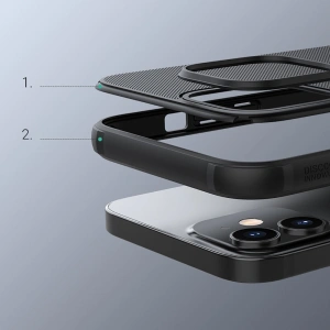 Etui Nillkin Super Frosted Shield Apple iPhone 12 mini czarny