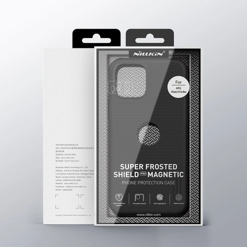 Kup Etui Nillkin Super Frosted Shield Apple iPhone 12 Pro Max czarny - NLK481 - {ean13} - Sklep Home Screen