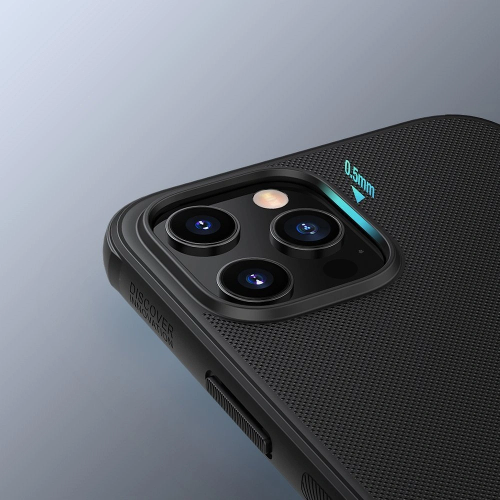 Etui Nillkin Super Frosted Shield Apple iPhone 12 Pro Max czarny