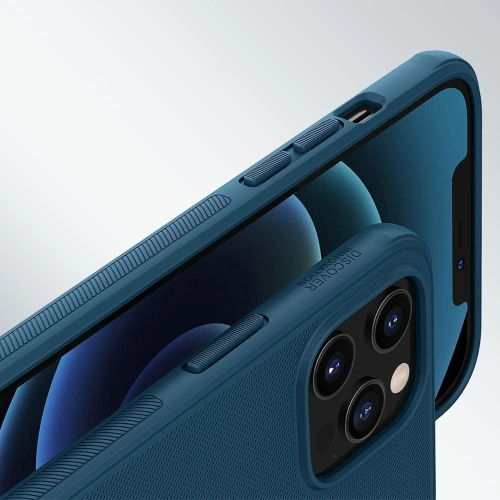 Kup Case Nillkin Super Frosted Shield Apple iPhone 12 Pro Max schwarz - NLK481 - {ean13} - Sklep Home Screen