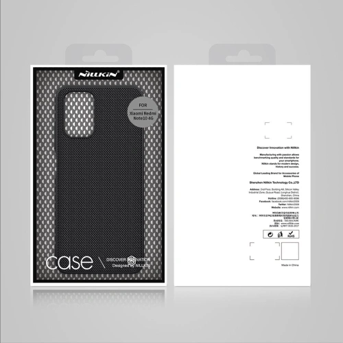 Kup Case Nillkin Texturiert Xiaomi Redmi Note 10/10S schwarz - NLK484 - {ean13} - Sklep Home Screen