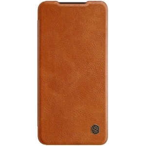Kup Etui Nillkin Qin Samsung Galaxy S21 FE brązowy - NLK485 - {ean13} - Sklep Home Screen