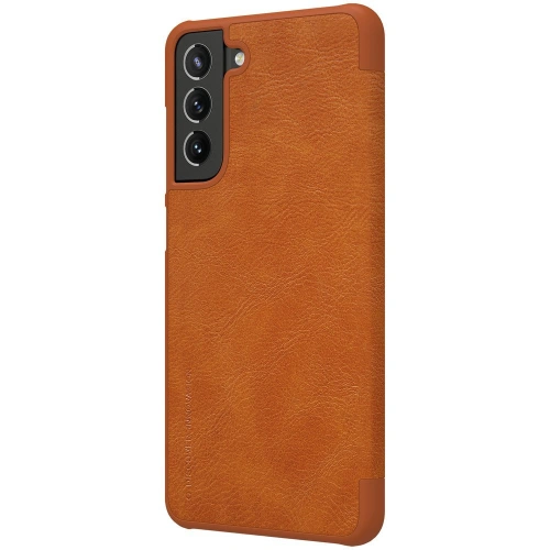 Kup Case Nillkin Qin Samsung Galaxy S21 FE braun - NLK485 - {ean13} - Sklep Home Screen