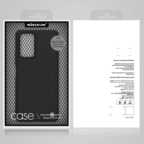Kup Etui Nillkin Textured Xiaomi Redmi Note 10 Pro czarny - NLK486 - {ean13} - Sklep Home Screen