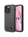 Etui Karl Lagerfeld KLHCP14LSAKLHPG Apple iPhone 14 Pro kemény tok szürke/szürke Saffiano Mono Metal Logo