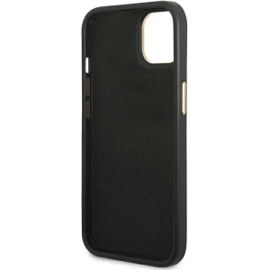 Etui Guess GUHCP14MHG4SHK Apple iPhone 14 Plus / 15 Plus czarny/black hard case 4G Vintage Gold Logo