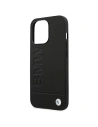 Buy BMW BMHCP14XSLLBK Apple iPhone 14 Pro Max black Leather Stamp - BMW319 - {ean13} - Home Screen Store Europe