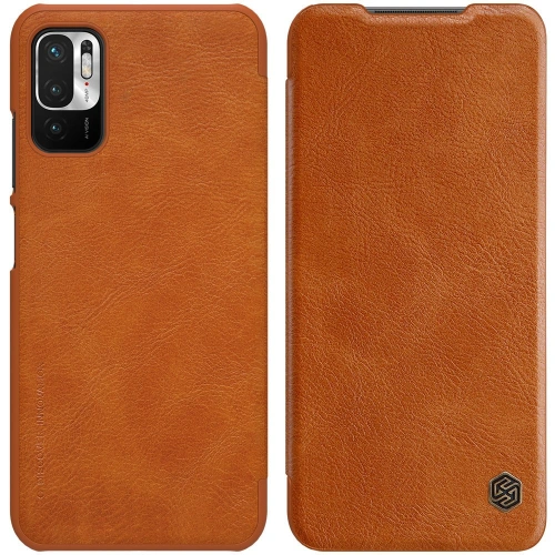 Kup Etui Nillkin Qin Xiaomi Redmi Note 10 5G barna - NLK487 - {ean13} - Sklep Home Screen