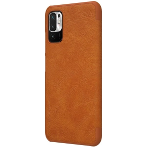 Kup Etui Nillkin Qin Xiaomi Redmi Note 10 5G brązowy - NLK487 - {ean13} - Sklep Home Screen
