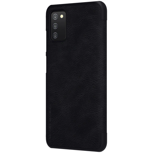 Kup Tok Nillkin Qin Samsung Galaxy A03s fekete - NLK488 - {ean13} - Sklep Home Screen