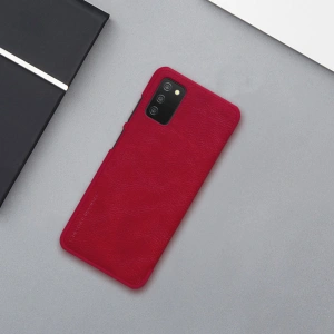Kup Etui Nillkin Qin Samsung Galaxy A03s roșu - NLK489 - {ean13} - Sklep Home Screen