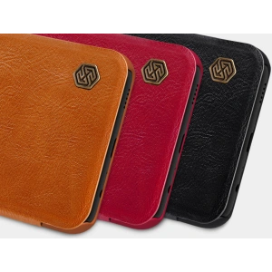 Case Nillkin Qin Samsung Galaxy A03s rot