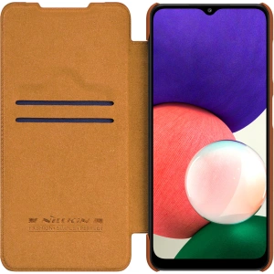 Etui Nillkin Qin Samsung Galaxy A22 LTE maro