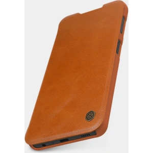 Case Nillkin Qin Samsung Galaxy A22 LTE braun