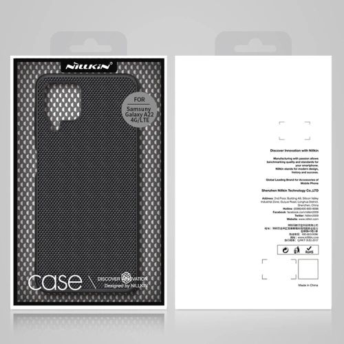 Kup Case Nillkin Textured Samsung Galaxy A22 LTE schwarz - NLK492 - {ean13} - Sklep Home Screen