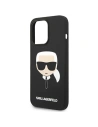 Kup Etui Karl Lagerfeld KLHCP14LSLKHBK Apple iPhone 14 Pro hardcase negru/black Silicon Karl`s Head - KLD1122 - {ean13} - Sklep Home Screen