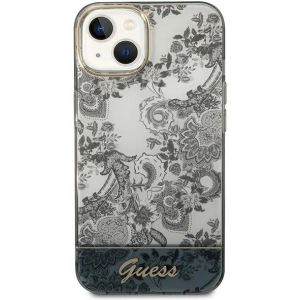 Etui Guess GUHCP14MHGPLHG Apple iPhone 14 Plus / 15 Plus szary/grey hardcase Porcelain Collection