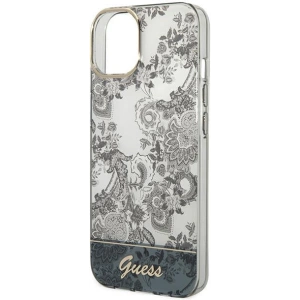 Etui Guess GUHCP14MHGPLHG Apple iPhone 14 Plus / 15 Plus szary/grey hardcase Porcelain Collection