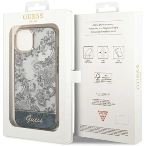 Etui Guess GUHCP14MHGPLHG Apple iPhone 14 Plus / 15 Plus szary/grey hardcase Porcelain Collection