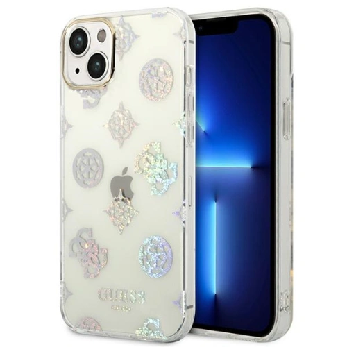 Kup Case Guess GUHCP14MHTPPTH für Apple iPhone 14 Plus / 15 Plus transparentes Hardcase Peony Glitter - GUE2109 - {ean13} - Sklep Home Screen