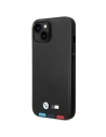 Kup Etui BMW BMHMP14S22PTDK Apple iPhone 14 negru/black Leather Stamp Tricolor Magsafe - BMW322 - {ean13} - Sklep Home Screen