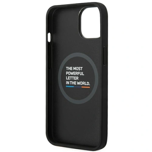 Kup Case BMW BMHMP14S22PTDK Apple iPhone 14 schwarz/black Leder Prägung Tricolor Magsafe - BMW322 - {ean13} - Sklep Home Screen