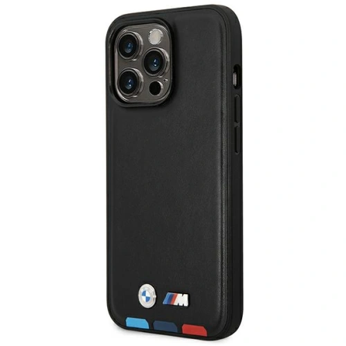 Kup Etui BMW BMHMP14X22PTDK Apple iPhone 14 Pro Max černý/black Leather Stamp Tricolor Magsafe - BMW323 - {ean13} - Sklep Home Screen