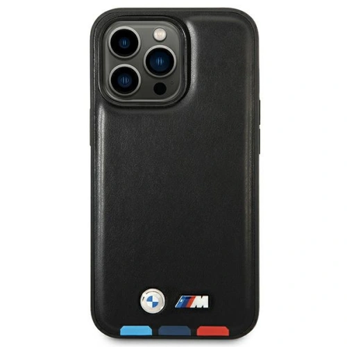 Kup Etui BMW BMHMP14X22PTDK Apple iPhone 14 Pro Max černý/black Leather Stamp Tricolor Magsafe - BMW323 - {ean13} - Sklep Home Screen