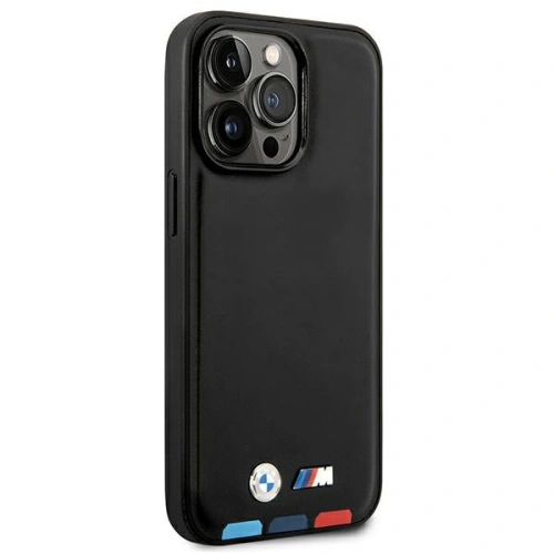 Kup Etui BMW BMHMP14X22PTDK Apple iPhone 14 Pro Max černý/black Leather Stamp Tricolor Magsafe - BMW323 - {ean13} - Sklep Home Screen