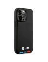 Kup Case BMW BMHMP14X22PTDK Apple iPhone 14 Pro Max schwarz/black Leder Stempel Tricolor Magsafe - BMW323 - {ean13} - Sklep Home Screen
