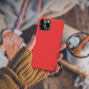 Buy Nillkin Super Frosted Shield Pro Apple iPhone 13 Pro Max red - NLK498 - {ean13} - Home Screen Store Europe