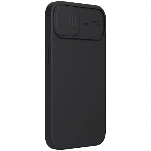 Kup Etui Nillkin CamShield Silky Silicone Apple iPhone 13 negru - NLK500 - {ean13} - Sklep Home Screen
