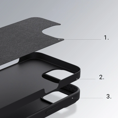 Buy Nillkin CamShield Silky Silicone Apple iPhone 13 black - NLK500 - {ean13} - Home Screen Store Europe