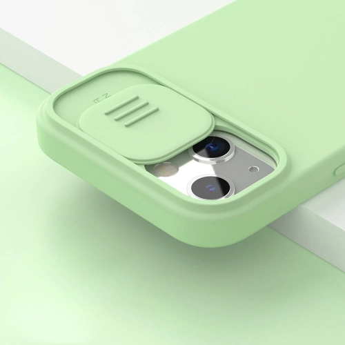 Kup Etui Nillkin CamShield Silky Silicone Apple iPhone 13 kék - NLK501 - {ean13} - Sklep Home Screen