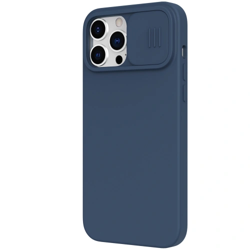 Kup Etui Nillkin CamShield Silky Silicone Apple iPhone 13 Pro Max modrý - NLK503 - {ean13} - Sklep Home Screen