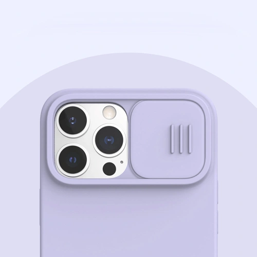 Buy Nillkin CamShield Silky Silicone Apple iPhone 13 Pro Max blue - NLK503 - {ean13} - Home Screen Store Europe