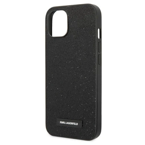 Buy Karl Lagerfeld KLHCP14MG2ELK Apple iPhone 14 Plus / 15 Plus hardcase black Glitter Plaque Logo - KLD1123 - {ean13} - Home Screen Store Europe